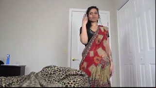 Stepmother Harasses Her Son While Jerking Off